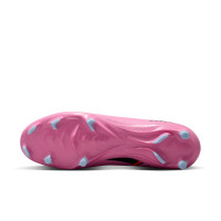 Nike Zoom Mercurial Vapor 16 Academy Gras / Kunstgras Voetbalschoenen (MG) Roze Felrood Lichtblauw