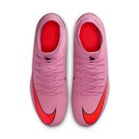 Nike Mercurial Superfly 10 Club Gras / Kunstgras Voetbalschoenen (MG) Roze Felrood Lichtblauw