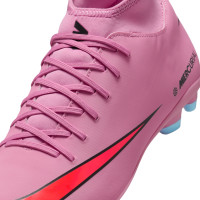 Nike Mercurial Superfly 10 Club Gras / Kunstgras Voetbalschoenen (MG) Roze Felrood Lichtblauw