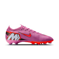 Nike Zoom Mercurial Vapor 16 Pro Artificial Grass Football Boots (AG) Pink Bright Red Light Blue