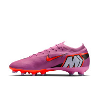 Nike Zoom Mercurial Vapor 16 Pro Artificial Grass Football Boots (AG) Pink Bright Red Light Blue
