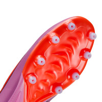 Nike Zoom Mercurial Vapor 16 Pro Artificial Grass Football Boots (AG) Pink Bright Red Light Blue