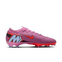 Nike Zoom Mercurial Vapor 16 Pro Gras Football Boots (FG) Pink Bright Red Light Blue