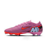 Nike Zoom Mercurial Vapor 16 Pro Gras Football Boots (FG) Pink Bright Red Light Blue
