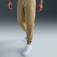 Nike Sportswear Club Fleece Joggingbroek Beige Wit
