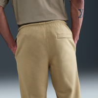 Nike Sportswear Club Fleece Joggingbroek Beige Wit