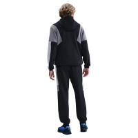 Nike Club Fleece Trainingspak Hooded Zwart Grijs Wit