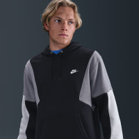Nike Club Fleece Trainingspak Hooded Zwart Grijs Wit