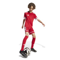 adidas Squadra 25 Voetbalbroekje Kids Rood Wit Rood