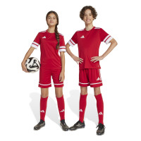 adidas Squadra 25 Voetbalbroekje Kids Rood Wit Rood