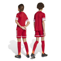 adidas Squadra 25 Voetbalbroekje Kids Rood Wit Rood