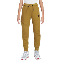 Nike Tech Fleece Sportswear Sweat Pants Kids Dark Yellow Black