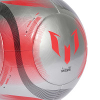 adidas Messi Club Voetbal Maat 5 Zilver Zwart Rood