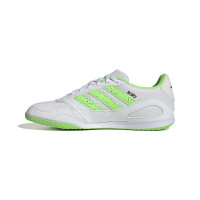 adidas Super Sala III Indoor Football Boots (IN) White Light Green Black