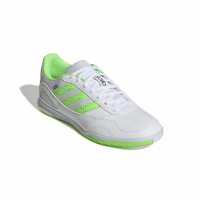 adidas Super Sala III Indoor Football Boots (IN) White Light Green Black