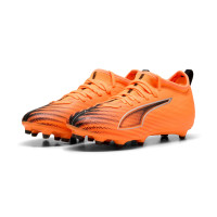 PUMA Ultra 6 Match Grass/Artificial Grass Football Boots (MG) Kids Orange Black Silver