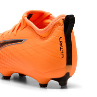 PUMA Ultra 6 Match Grass/Artificial Grass Football Boots (MG) Kids Orange Black Silver