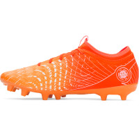 Under Armour Magnetico Select 5 Gras Voetbalschoenen (FG) Oranje Wit