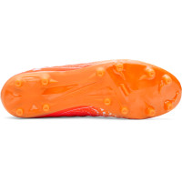 Under Armour Magnetico Select 5 Gras Voetbalschoenen (FG) Oranje Wit