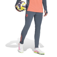 adidas Bayern München Trainingspak 1/4-Zip 2025-2026 Donkergrijs Oranje