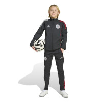 adidas Ajax Presentation Training Jacket 2025-2026 Kids Black White Red