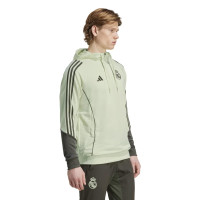 adidas Real Madrid Track Hoodie 2025-2026 Lichtgroen Grijs