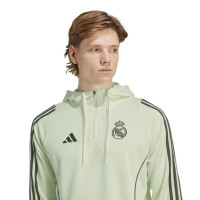 adidas Real Madrid Track Hoodie 2025-2026 Lichtgroen Grijs