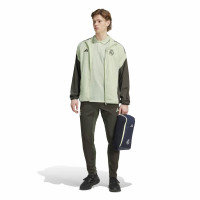 adidas Real Madrid Track Hoodie 2025-2026 Lichtgroen Grijs