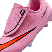 Nike Mercurial Vapor 16 Club Gras / Kunstgras Voetbalschoenen (MG) Peuters Roze Felrood Lichtblauw