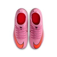 Nike Mercurial Superfly 10 Club Grass/Artificial Grass Football Boots (MG) Kids Pink Bright Red Light Blue