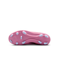 Nike Mercurial Superfly 10 Club Grass/Artificial Grass Football Boots (MG) Kids Pink Bright Red Light Blue