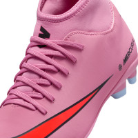 Nike Mercurial Superfly 10 Club Grass/Artificial Grass Football Boots (MG) Kids Pink Bright Red Light Blue