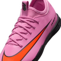 Nike Zoom Mercurial Vapor 16 Academy Indoor Football Boots (IN) Kids Pink Bright Red Light Blue
