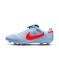 Nike Premier III Gras Football Boots (FG) Light Blue Bright Red