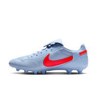 Nike Premier III Gras Football Boots (FG) Light Blue Bright Red