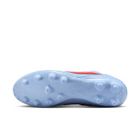 Nike Premier III Gras Football Boots (FG) Light Blue Bright Red