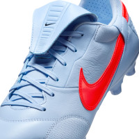 Nike Premier III Gras Football Boots (FG) Light Blue Bright Red