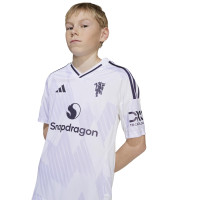 adidas Manchester United B.Fernandes 8 Away Shirt 2025-2026 Kids