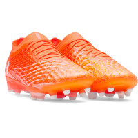 Under Armour Magnetico Elite 5 Gras Voetbalschoenen (FG) Oranje Wit