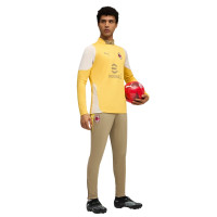 PUMA AC Milan Training pants 2025-2026 Light Brown Yellow Beige