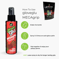Gloveglu MegaGrip Glove Care System Spray 3 x 120 ML