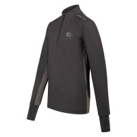 Cruyff Ametrine Trainingstrui 1/4-Zip Kids Donkergrijs