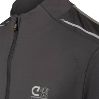 Cruyff Ametrine Trainingstrui 1/4-Zip Kids Donkergrijs