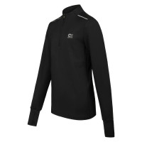 Cruyff Ametrine Trainingstrui 1/4-Zip Kids Zwart