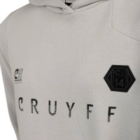 Cruyff Onyx Hoodie Kids Lichtgrijs