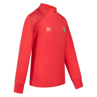 Cruyff Mellite Trainingspak 1/4-Zip Kids Rood Zwart