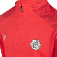 Cruyff Mellite Trainingstrui 1/4-Zip Kids Rood