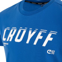 Cruyff League T-Shirt Kids Blauw Wit