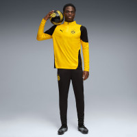 PUMA Borussia Dortmund Trainingstrui 1/4-Zip 2025-2026 Geel Zwart