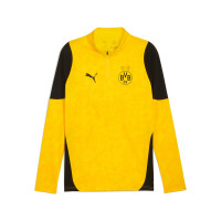PUMA Borussia Dortmund Trainingstrui 1/4-Zip 2025-2026 Geel Zwart